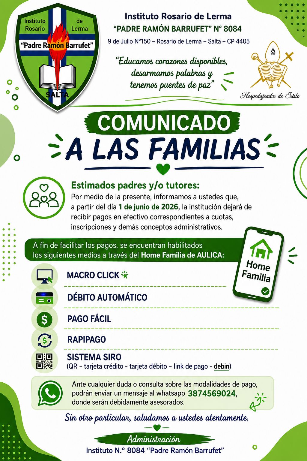 Formas de Pago